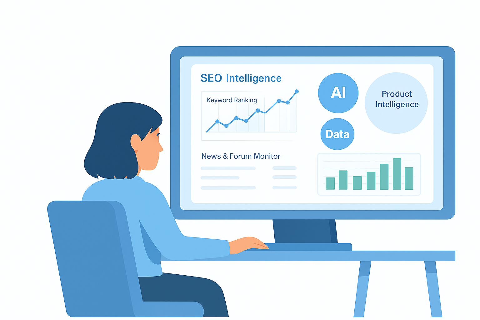 AI Intelligence Illustration